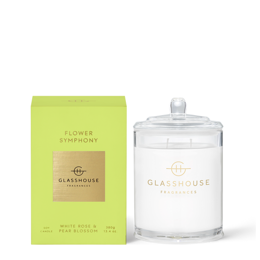 Flower Symphony - White Rose & Pear Blossom Candle