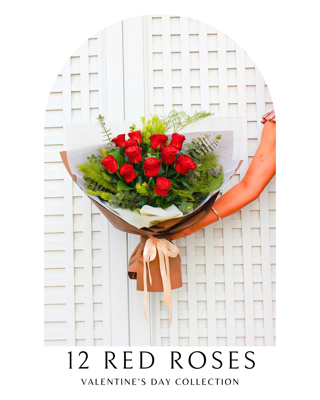 12 Red Rose Bouquet