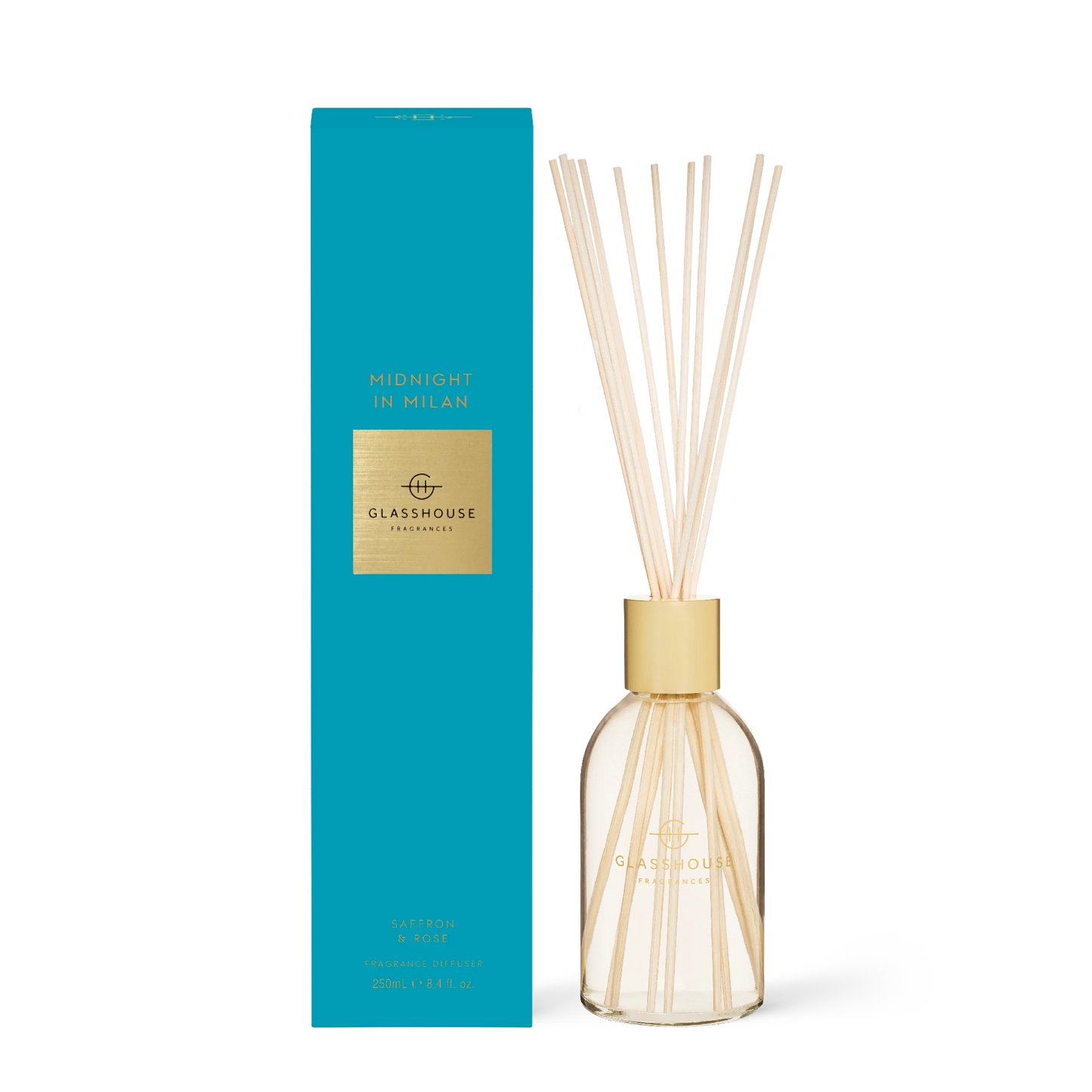 Midnight In Milan  -SAFFRON & ROSE Diffuser