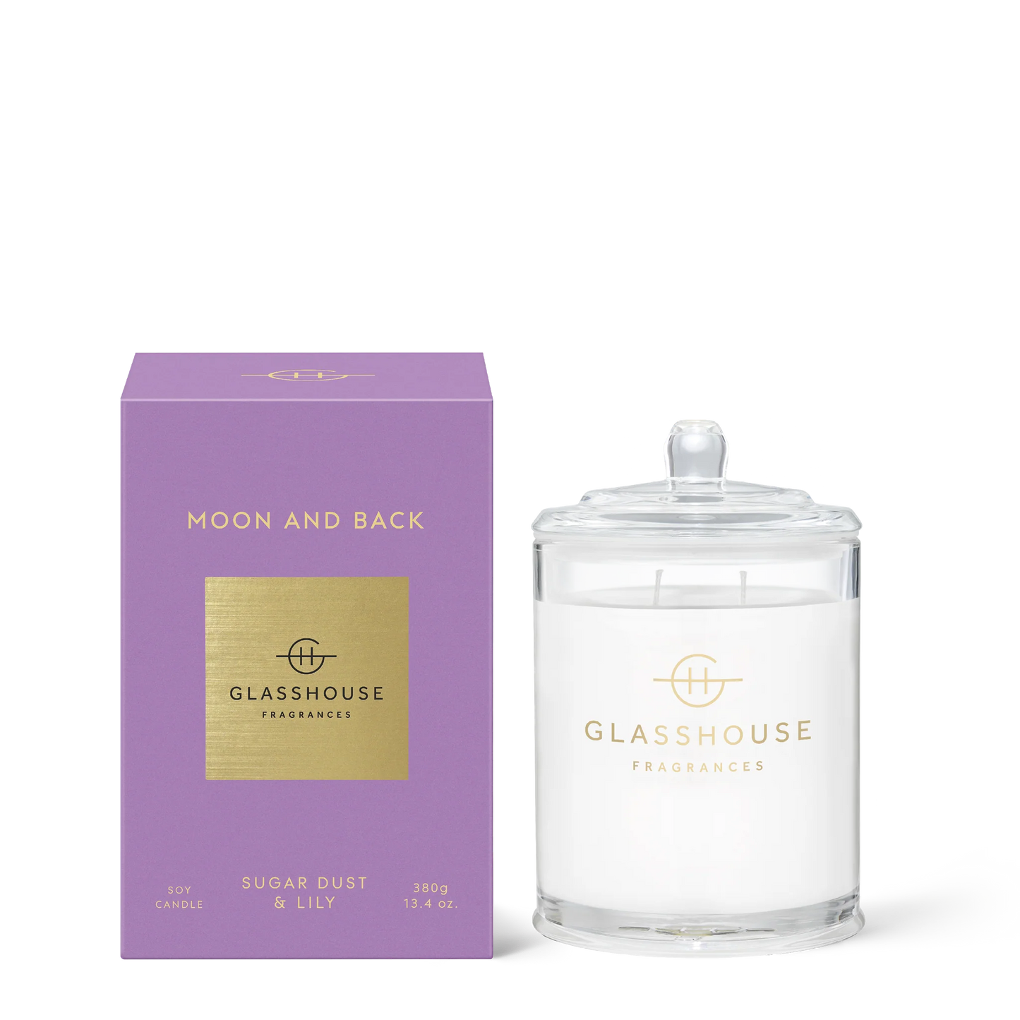 Moon And Back - Sugar Dust & Lily 380g  Candle