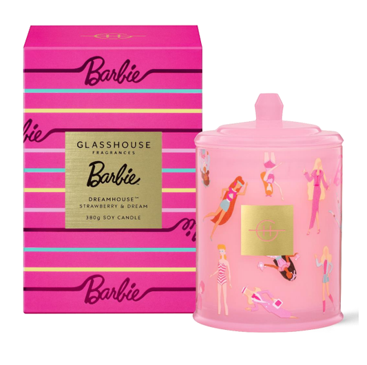 Limited Edition - Barbie Dreamhouse - Strawberry's & Dreams Glasshouse Candle
