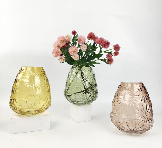 Tommy Floral Glass Vases 20cm