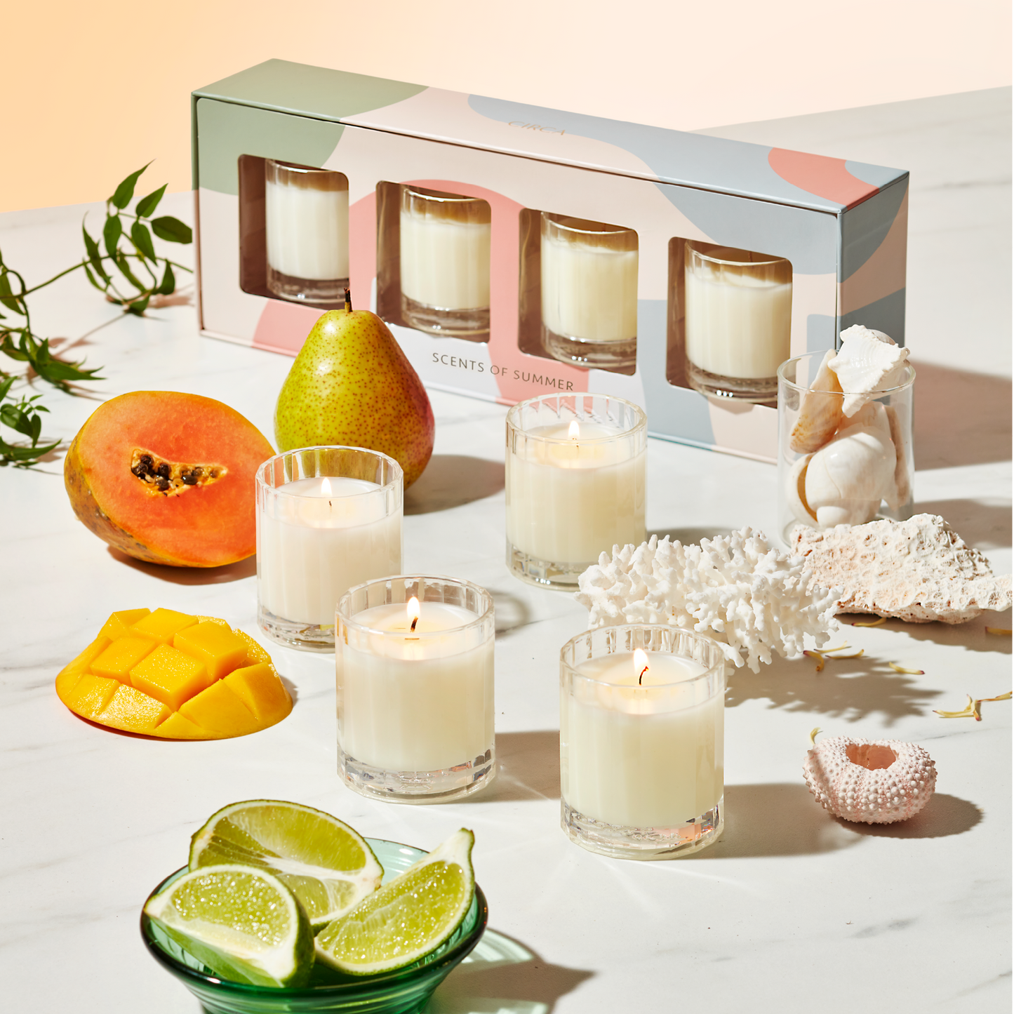 Scents Of Summer 4x 60g Candle's - CIRCA