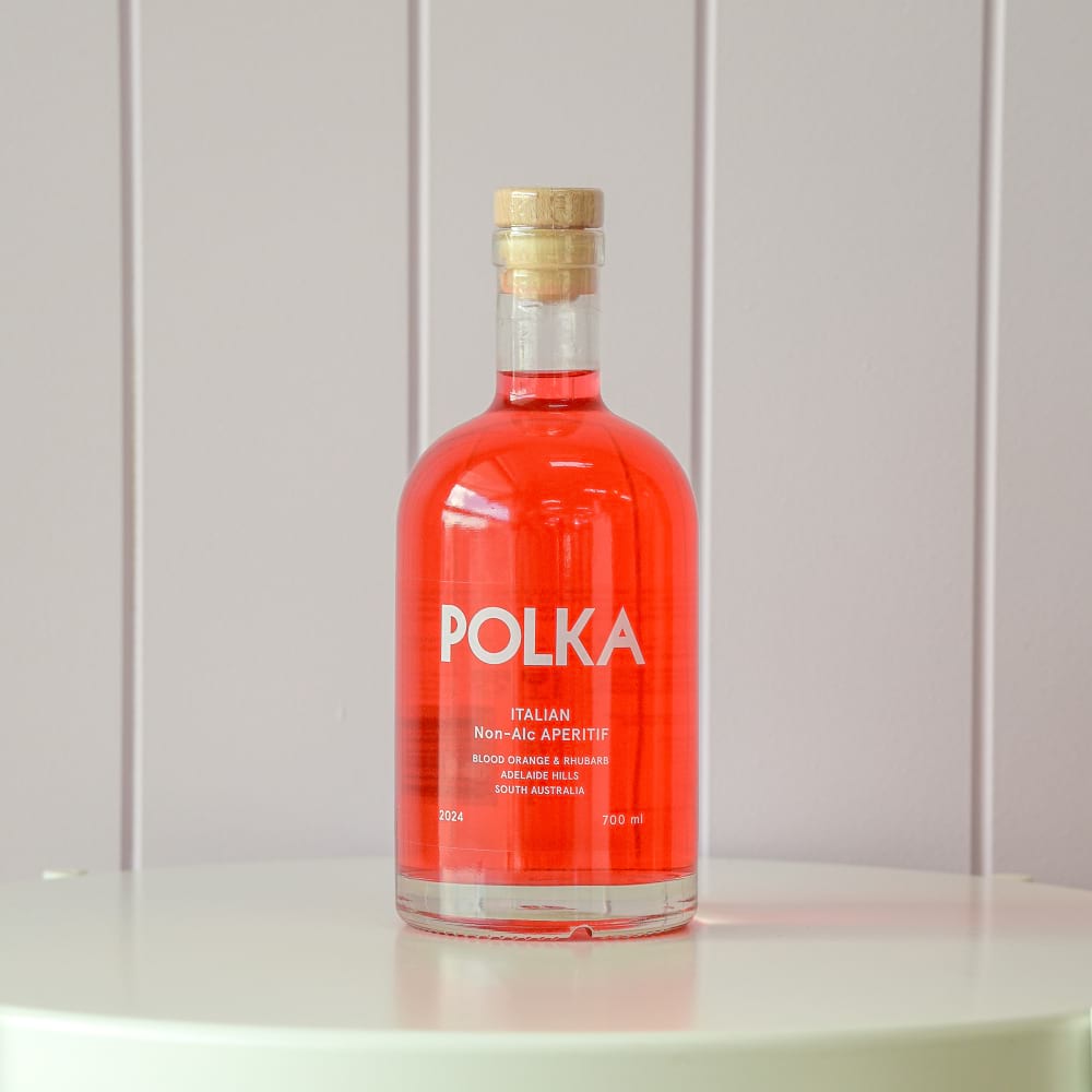 Polka-Non-Alcoholic Aperitif - BLood Orange & Rhubarb